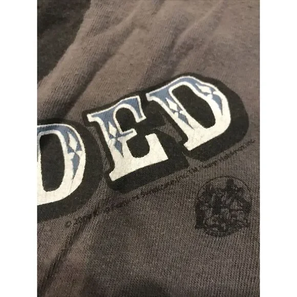 Popeye These Guns Are Loaded Graphic T Shirt Size L Gildan Tag 2009 - Picture 2 of 5